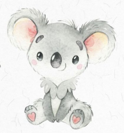Милые коалы для срисовки