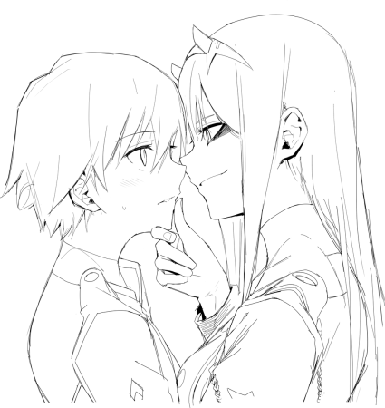 02 И Хиро для срисовки