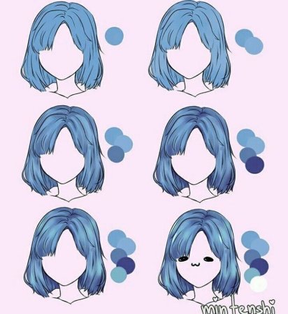 Аниме причёски для девушек