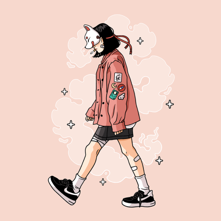 Корейцы рисунок инди КИД