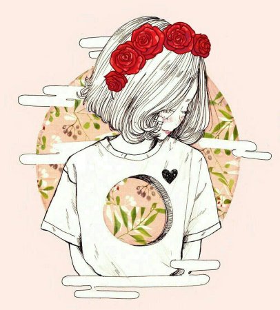 Арты девушек в стиле тумблер