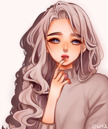 Милые девочки арт