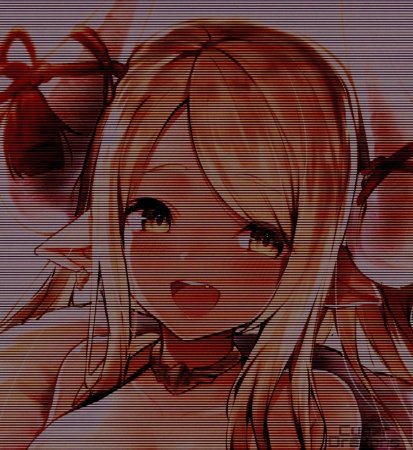 Аниме девочки в полосочку