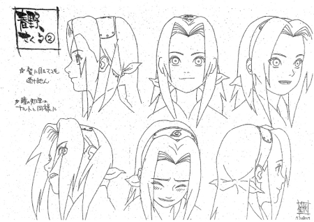 Наруто скетчи персонажей Наруто