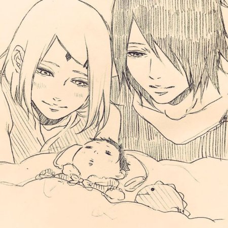 Рисунки аниме Наруто Сакура и Саске