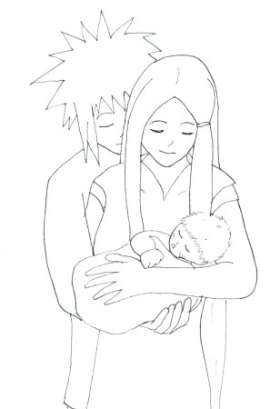 Аниме для рисования семьи