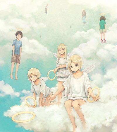 Аниме семья с тремя детьми