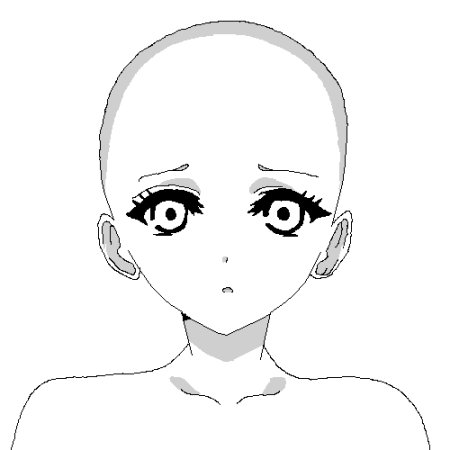 Манекены для рисования аниме лицо