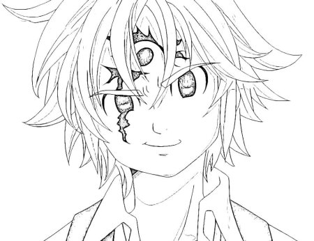 Мелиодас семь смертных грехов для срисовки