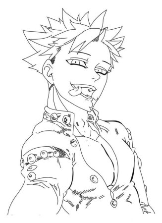 Бан семь смертных грехов карандашом