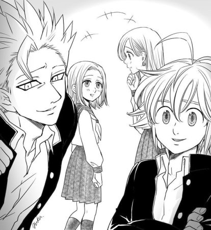 Мелиодас и Элизабет бан и Элейн