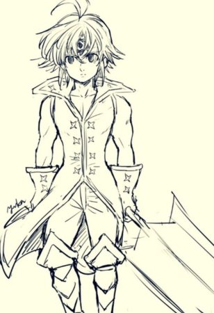 Рисунки аниме 7 смертных грехов