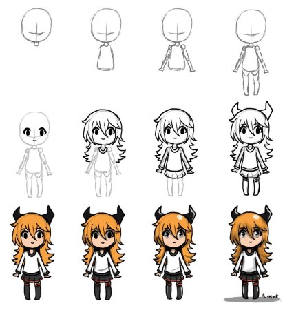 Стиль рисовки Чиби