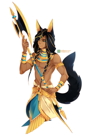 Анубис богиня Египта хуманизация