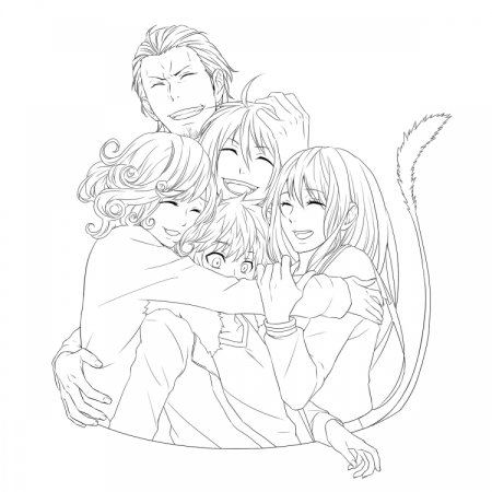 Раскраска аниме Бездомный Бог Ято