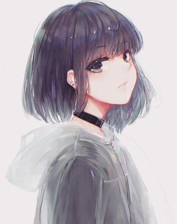 Аниме тянка с каре
