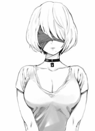 2b NIER Automata скетч
