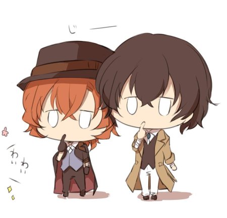 Чуя Накахара Великий из бродячих псов Чиби