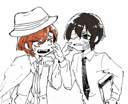 Чуя Накахара Великий из бродячих псов и Дазай