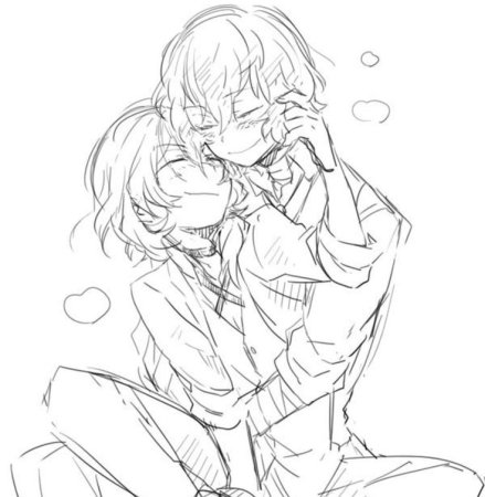 Чуя Накахара скетч