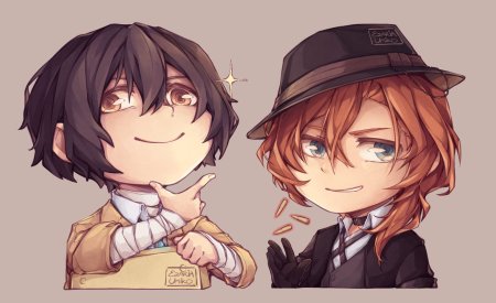 Чуя Накахара Великий из бродячих псов Чиби