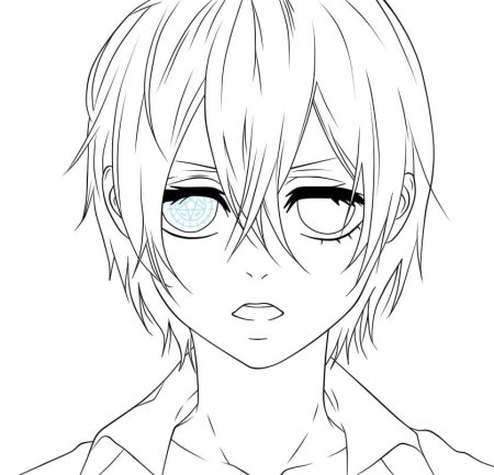 Темный дворецкий Сиэль контур