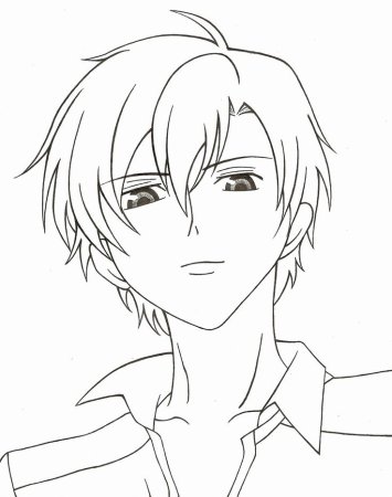 Аниме лицо парня