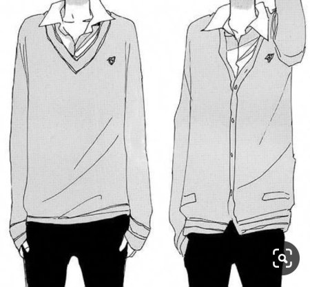 Раскраска аниме парни