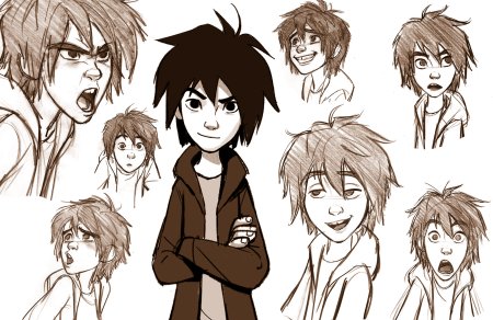 Концепт арт Хиро Хамада