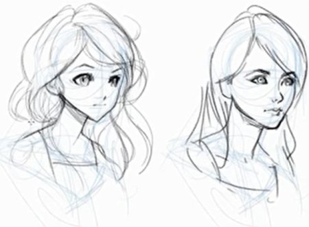 Лёгкие стили рисования людей для начинающих