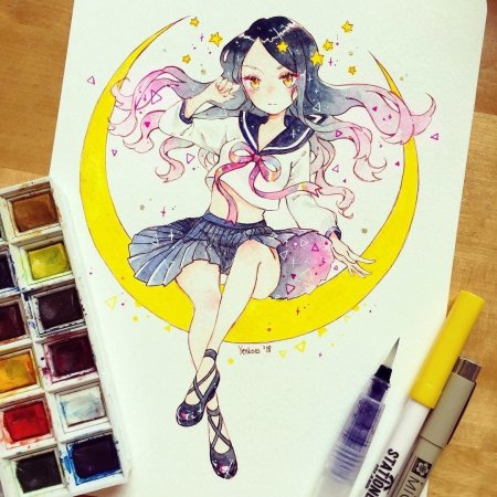 Скетчбуки для рисования аниме