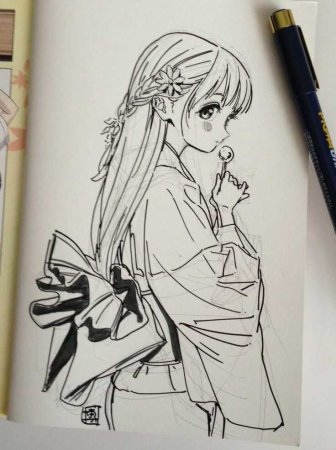 Скетчбук для рисования для девочек