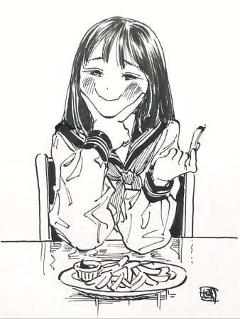 Скетчи девушек в скетчбуке