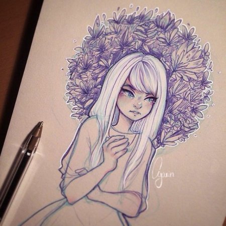 Аниме маркерами Копик