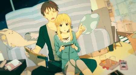 Аниме друзья парень и девушка