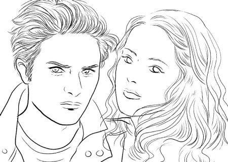 Раскраска Сумерки Белла