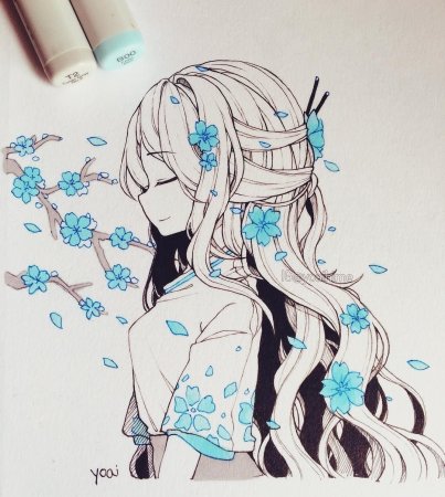 Аниме карандашом