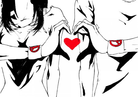 Аниме на белом фоне