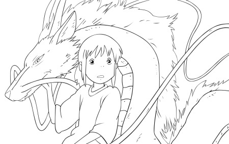 Хаку Унесенные призраками дракон