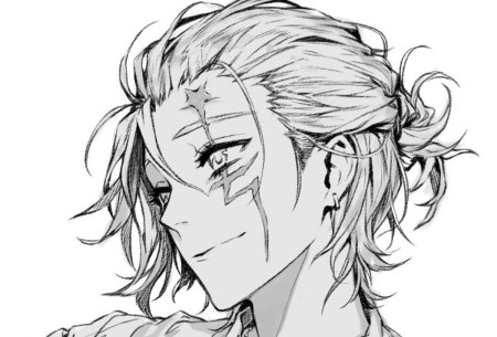 Арт Манга парень