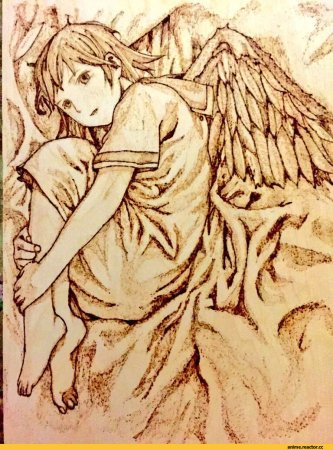 Выжигание по дереву аниме