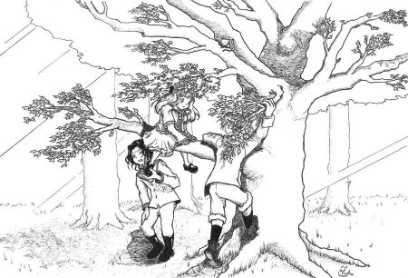 Выжигание по дереву в стиле аниме