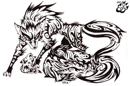 Оборотень против дракона