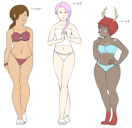 Реыеренсы женские фигуры