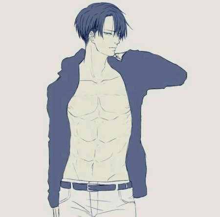 Тело Леви Аккерман в аниме