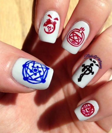 Маникюр аниме