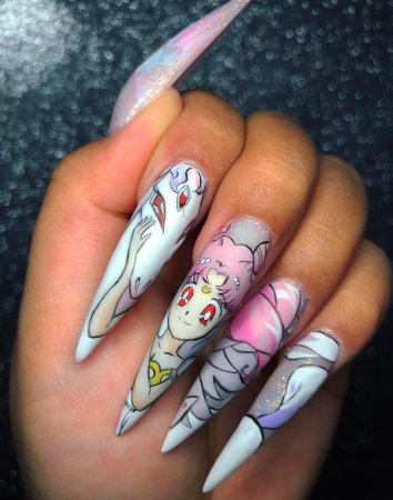 Дизайн на длинные ногти