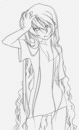 Аниме для раскрашивания простые