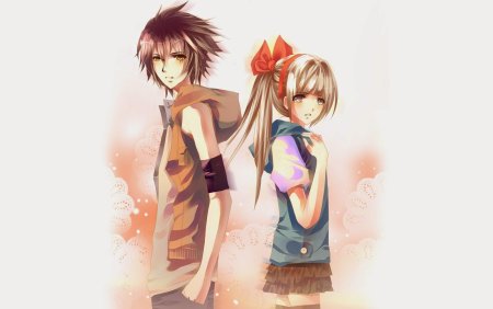 Аниме друзья парень и девушка