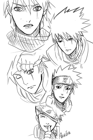 Манга Наруто Какаши Гаара